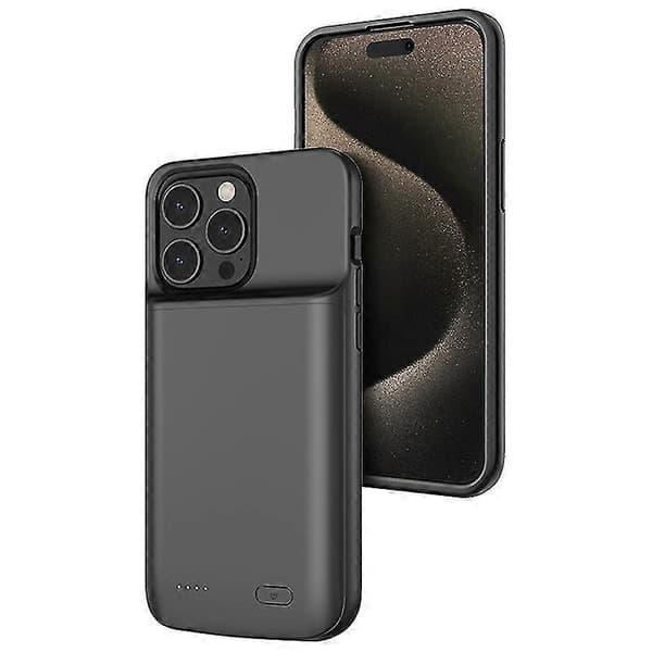 645 Batterideksel til iPhone 15 Plus / 15 Pro Max, 6800mAh Ultra-Slim Batterilading Power Bank Ph