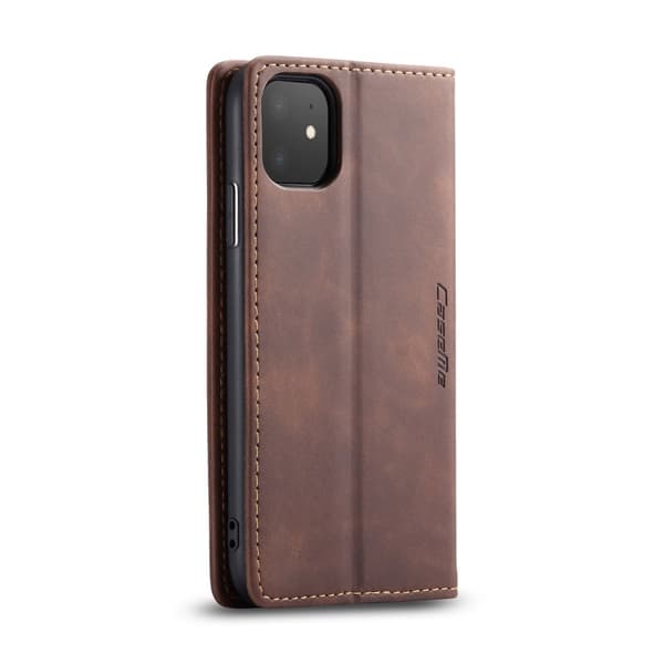 iPhone 11 - CASEME Plånboksfodral - Brun Brown Brun