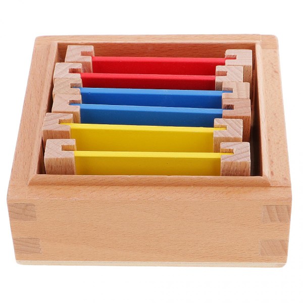 Montessori Sensoriskt Material Lärande Färg Box Barn Pedagogisk leksak Liten
