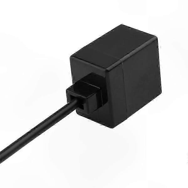 4P4C han til dobbelt hun headset-adapterkabel til telefonforlængelse Black