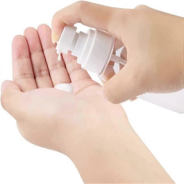 Bærbar tom klar dispenser 60 ml genopfyldelig rejsedispenserbeholder