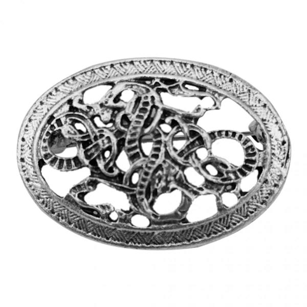 3x Medeltida Nordisk Viking Amulett Spänne Hattnål Brosch
