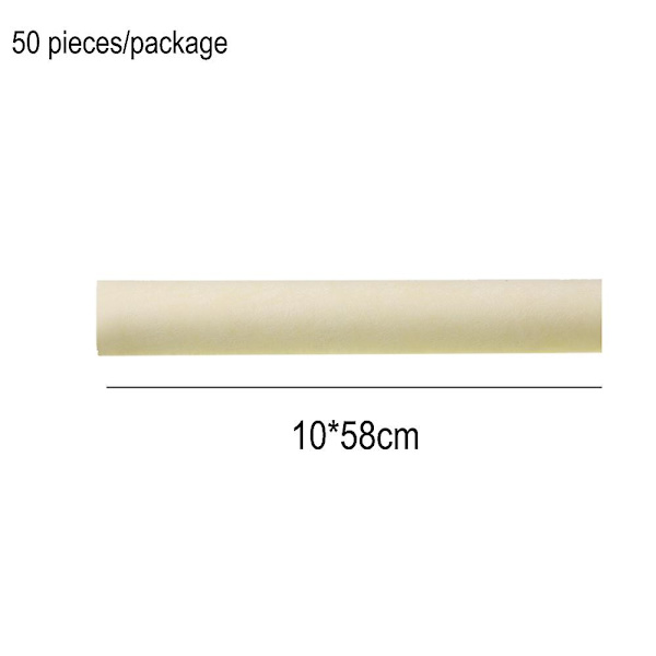 Vattentätt Blomsterbukett Omslagspapper Mjölk Bomull Omslag Presentförpackningsmaterial Rulle 58cm 10 Yard Fresh beige