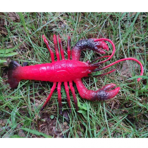 2 X konstgjord hummer och krabba havsdjur staty Lämplig för gräsmatta prydnad / undervisning visar / foto rekvisita