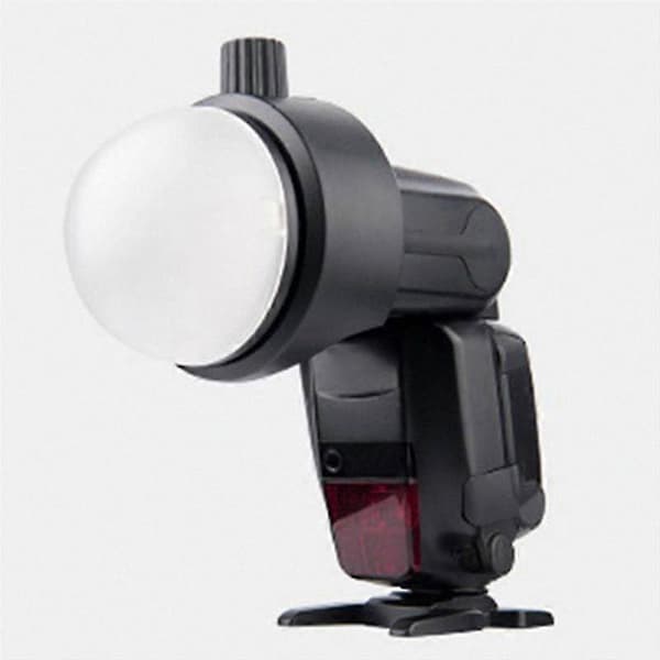 AK-R11 kuppeldiffusor til Godox H200R, V1, V1-S, V1-N runde flashhoveder White