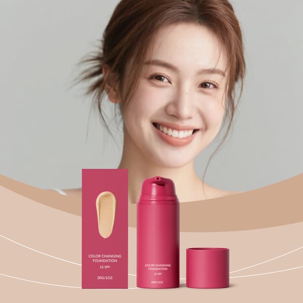 Color-Changing Temperature-Controlling Foundation, Natural Radiance and Long-Lasting Durability
