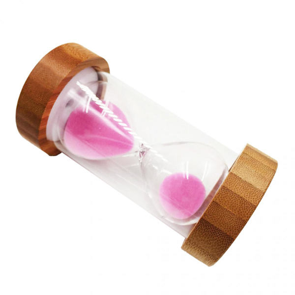 sandglas timglas för kök yoga barnspel - rosa sand 30 min