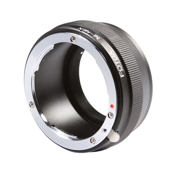 Svart AI-objektiv till F-Mount till E-Mount A7 A7R α5100 NEX-7 Objektivadapter för