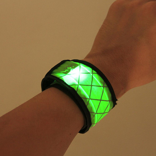 2 st LED Armband Ljusband För Sport Utomhus Reflexband