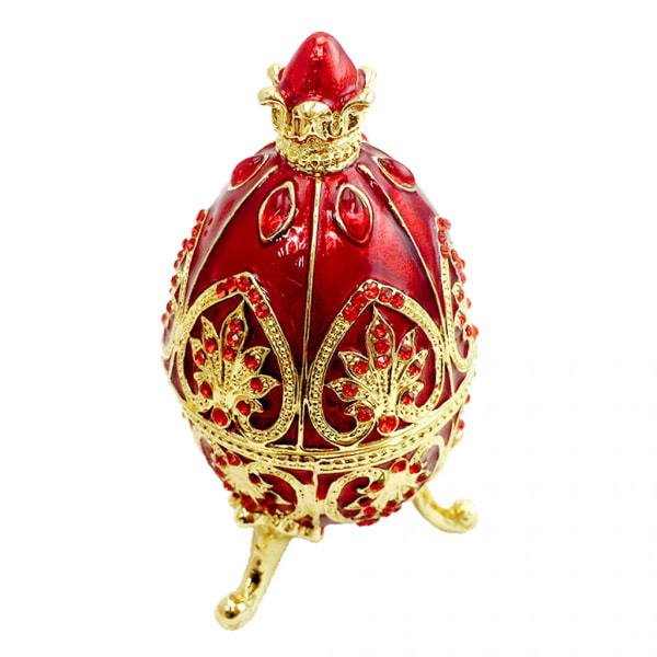 Ryska ägg Faberge stil smyckeskrin Flower Room Smycken förvaring
