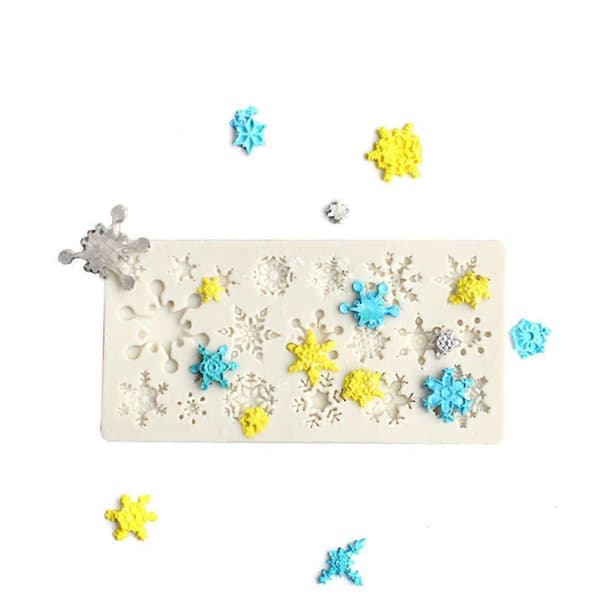 Silikone kageform snefnug fondant mousse bage dessertartikler