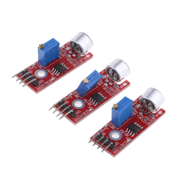 3st högkänslig ljudmikrofonsensormodul för Arduino
