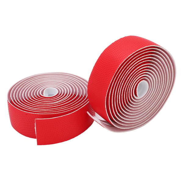 [RM]Bicycle PU Leather Handlebar Tape with Wave Pattern - Red (LGL)