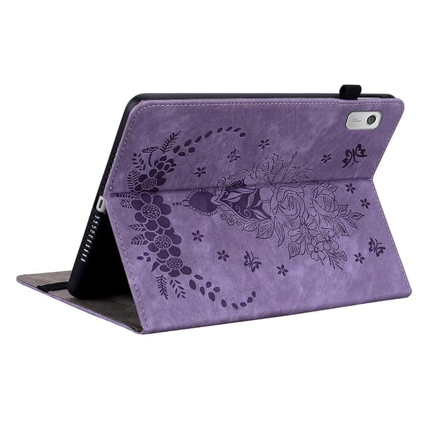 [RM]Leather Tablet Case Compatible with Lenovo Tab M9 Purple