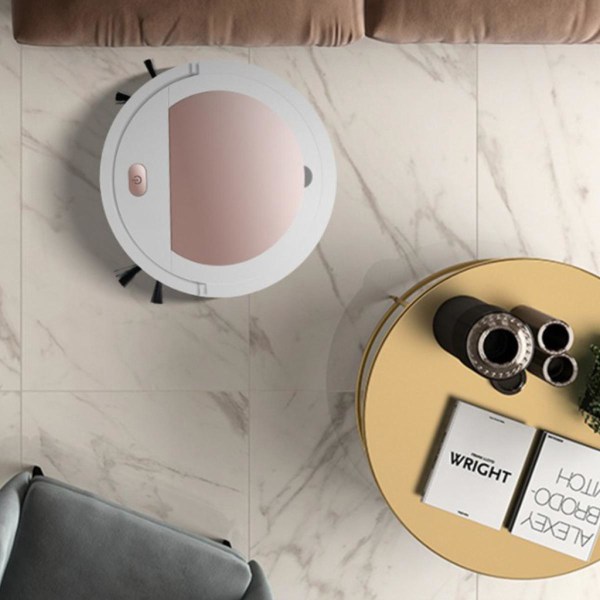 Smart Rosa Automatisk Robotdammsugare