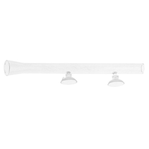 Akvarium Klar Glas Räkfoder Matare Rör Skål Matare Slanghållare 250mm