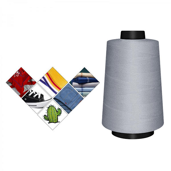 Grå Assorterade Färgade Sytrådsspolar av Polyester
