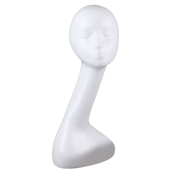 Kvinnlig Mannekäng Mannekänghuvud Peruk/Hatt Smycken Glasögon Halsduk Display Modell C