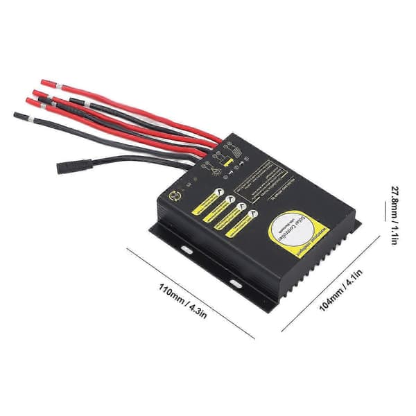 Bluetooth MPPT Solar Charge Controller 12V 24V 20A Kompakt Regulator 26s