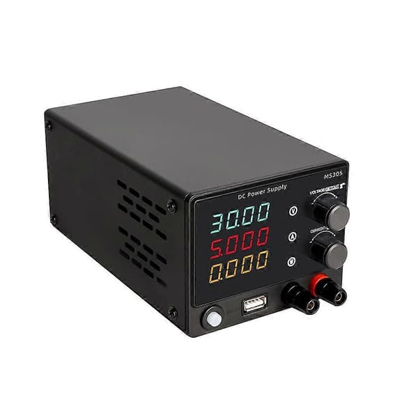 MS305M Laboratorie DC Strömförsörjning Justerbar 30V 5A Digital Display Spänningsregulator Lab Bänk Ström
