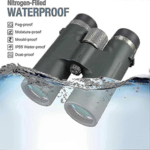 12x42 HD Binoculars for Bird Watching with BAK4 Prism, Waterproof & Anti-Fog Design