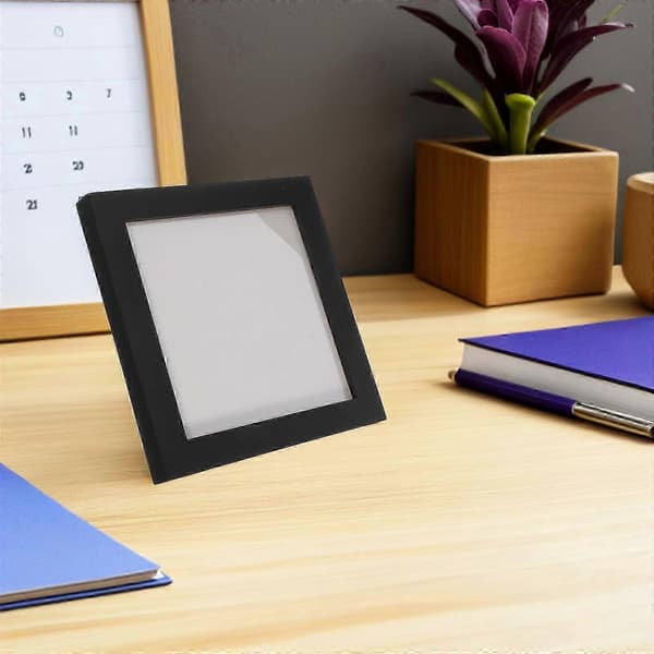 [RM]Fyrkantig fotoram Snygg design Sovrum Kontorsinredning Multifunktionell CD-samlingsdisplay 1-pack