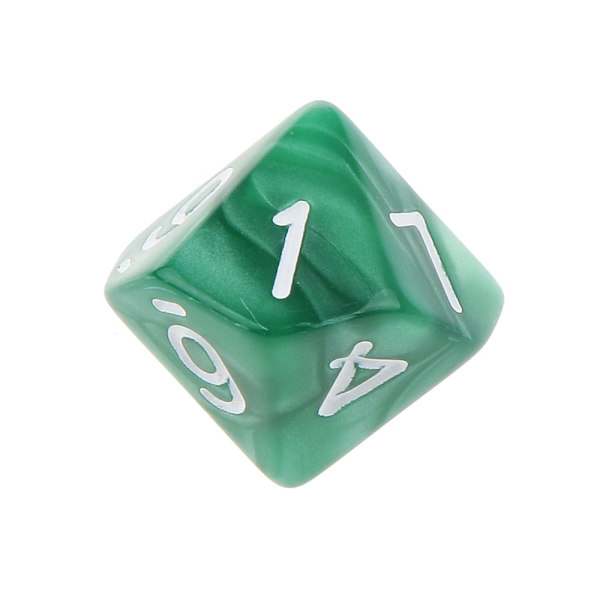 20 st tiosidiga tärningar d10 för d u0026 d rpg mtg sällskapsspel leksak grön och svart
