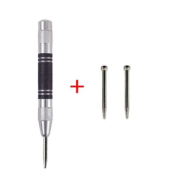Automatisk Centerpunch Allmän Träbearbetning Metallborr Justerbar Fjäderbelastad Automatisk Punch Handverktyg