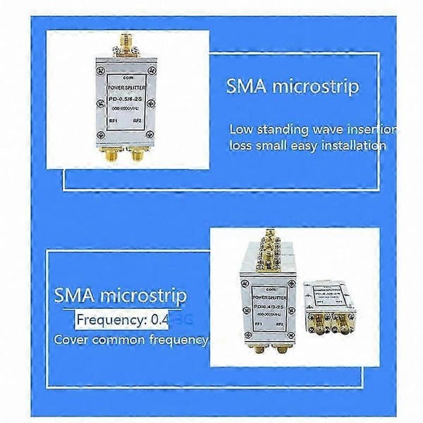 SMA Microstrip Power Combiner 0,5-6GHz 10W til WiFi RF