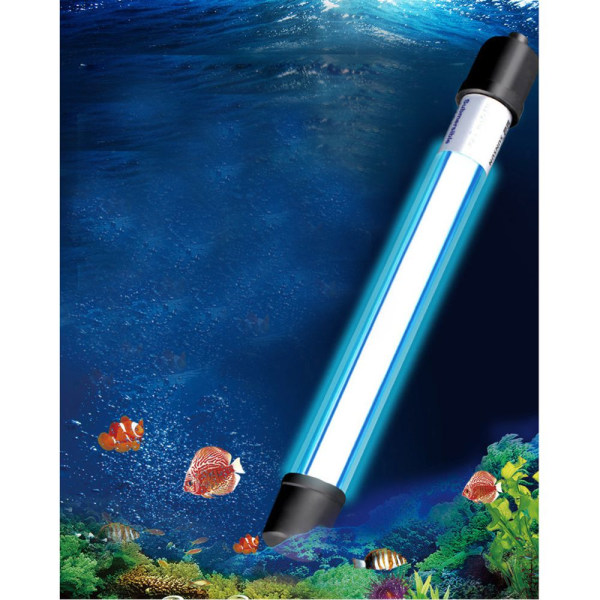 akvarium akvarium uv ultraviolett ljus sterilisator lamprör eu plug 5w