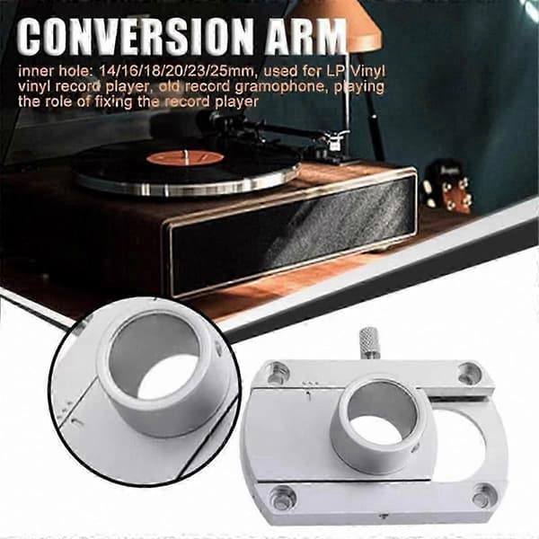 21 mm Tonearm Afstandsstykke Holder til Pladespiller Konverteringsarmplade