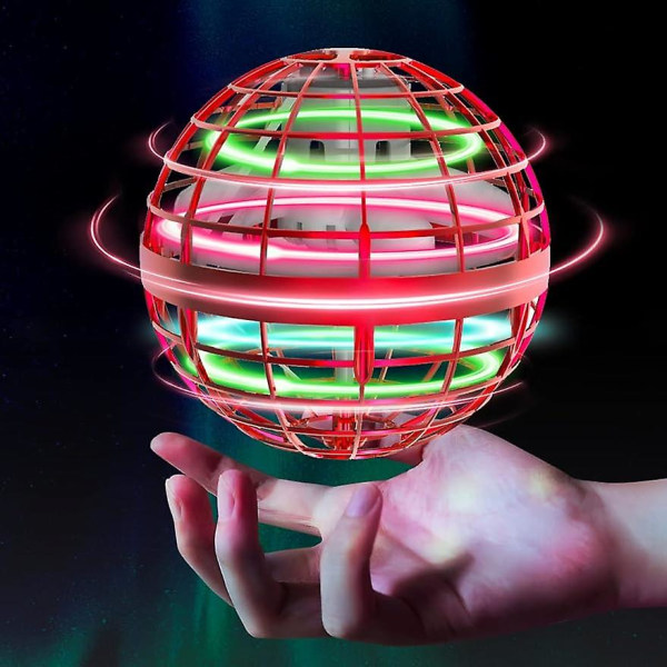 Flygande Orb Leksaker Svävande Hover Boomerang Spinner Handkontrollerad Mini Drönare Kosmisk Glob Snurrande Barn Födelsedagspresent Cool Pryl Orange