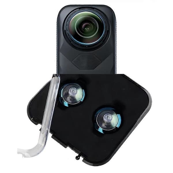 Til Insta360 X5 udskiftningslinse komplet sæt front- og baglinsebeskytter ridsefast linsedæksel reparationsudstyr