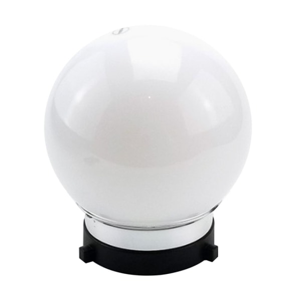 6\" Sfärisk Diffuser Mjuk Bullet för Bowens Mount Studioblixt Vit Strobe