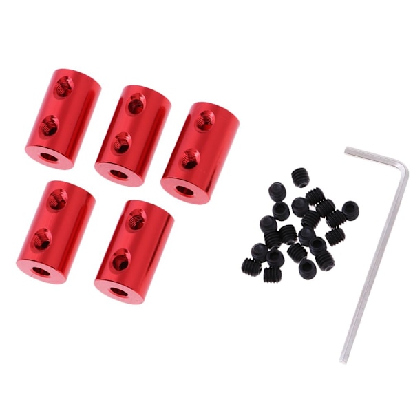 4-4mm RC Bil Båt Motoraxelkoppling Rigid Koppling