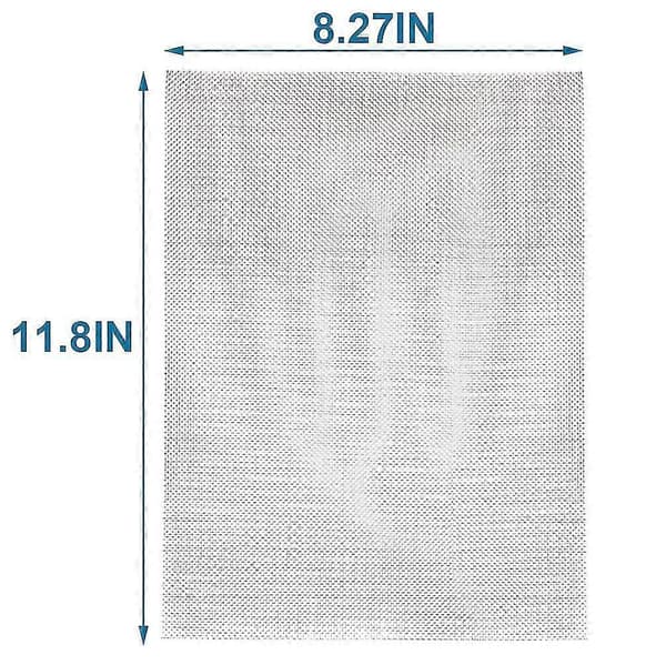 5-pak 304 rustfrit stål vævet trådnet, luftventilationsnet 11,8\"x8,2\" (300x 210mm), 1mm hul, 20 mesh skærmnet