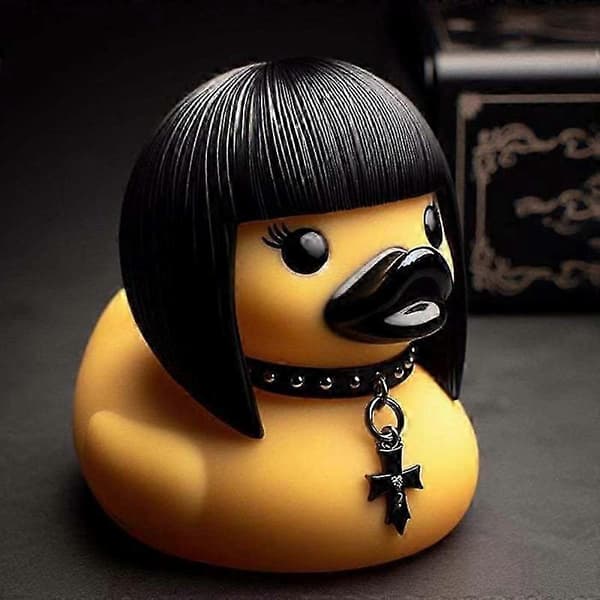 Punk And - Gotisk Sort And Harpiks Statue, Deathrock Ornament til Boligindretning E