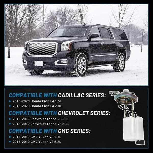 Brændstofpumpemodul til 2015-2020 Cadillac Escalade Chevy Tahoe GMC Yukon