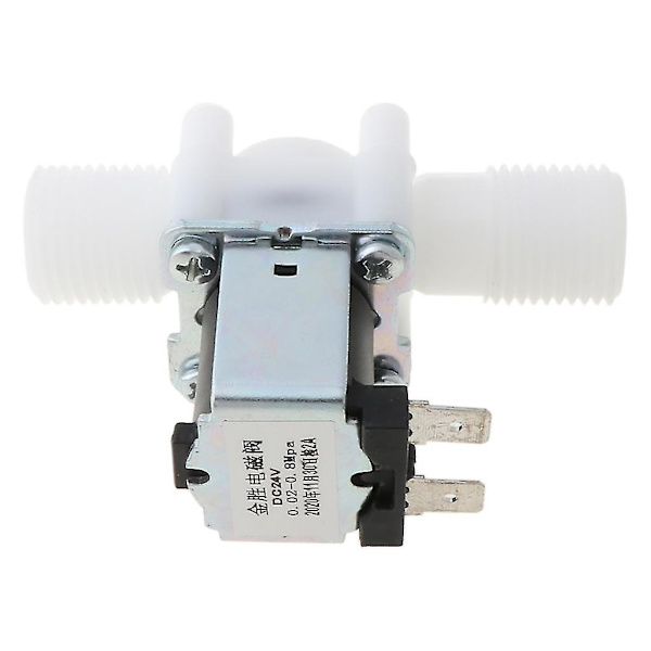 Elektrisk magnetventil N/C Vand/luft indløbsstrømafbryder 1/2\" DC 24v[RM]