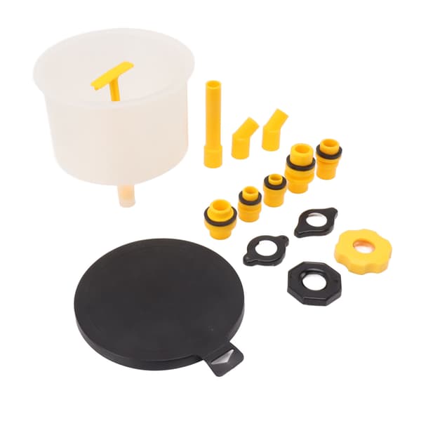 [RM]Radiator Coolant Refill Funnel Kit 15 Pcs Spill-Proof Reinforced Design Universal Cooling System Filling Kit