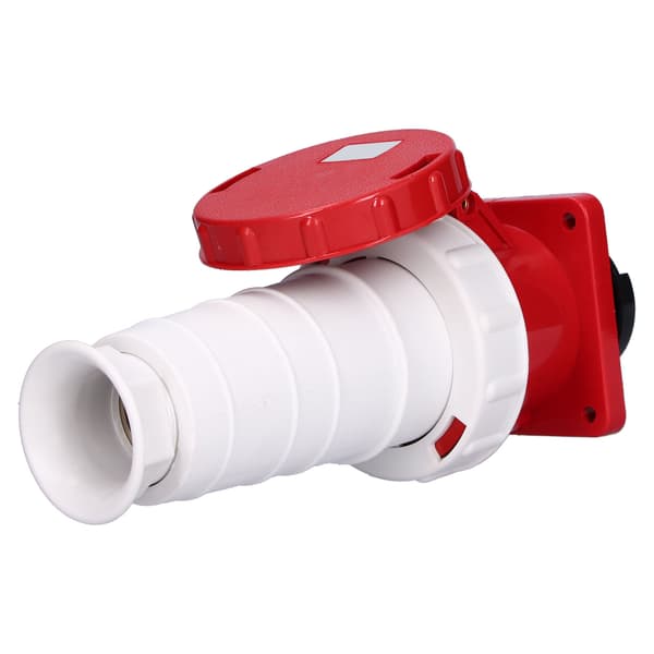 [RM] 3-Phase 4-Pin Industrial Socket Waterproof 380V 415V 63A 3P+E
