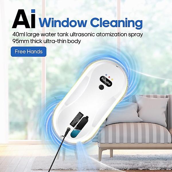 Hushållsfönster automatisk vattenspray rengöringsrobot dammsugare fjärrkontroll elektrisk fönstertorkare