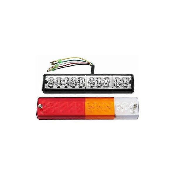 2 x LED baklys Ryggelys Brems Blinklys Baklys 40 LED 12V for Tilhenger Lastebil Campingvogn Båt UV Bobil