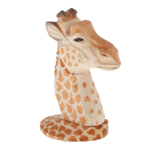 Glasögonställ i snidat trä, Glasögonställ, Displayställ 1 Giraff