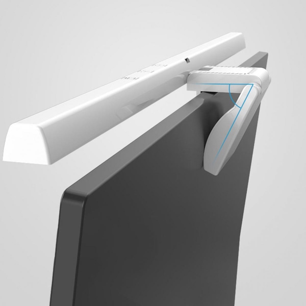 Laptop Monitor LED Hänglampa 3 Justerbar ljusstyrka för kontorshem Vit