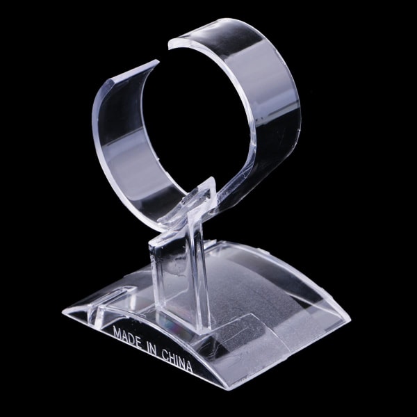 Transparent klocka smycken display stativ disk klocka display stativ dekor #6