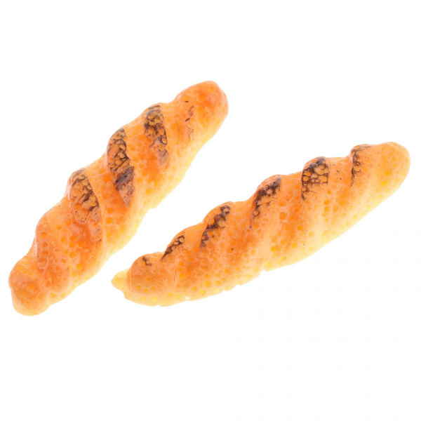 10 st 1/12 Skala Dockhus Miniatyr Bageri Bröd Mat Puff Bröd