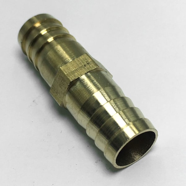 Mässing Metall Slanganslutning Adapter Slang Hane Koppling 14mm