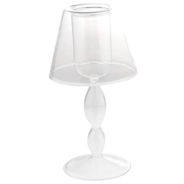 bordslampa glas kandelaber ljusstake heminredning bröllop mittpunkt b