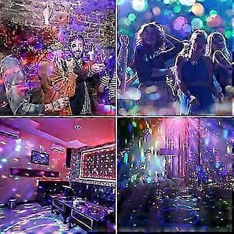 2-pak Mini Diskokugle Lys, Mini Disko Lys Fest Lys 3 Farver Lydaktiveret Diskokugle Lys Bil Dekoration White